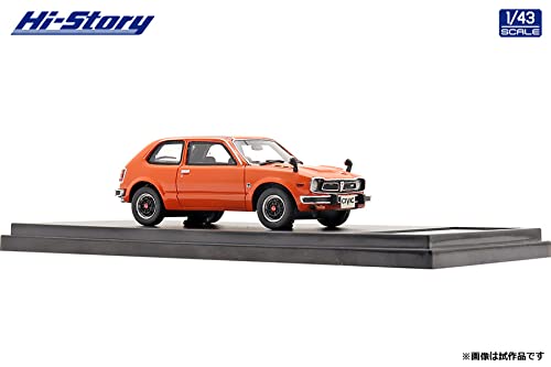 Amazon | Hi Story 1/43 ホンダ CIVIC RS (1974) オレンジ 完成品